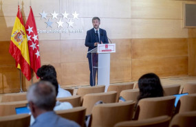 ep el consejero de la presidencia miguel angel garcia durante una rueda de prensa