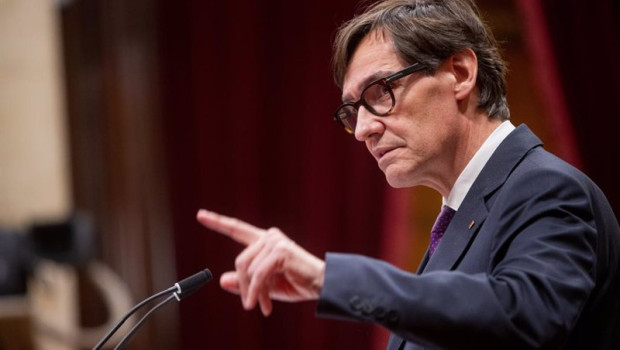 ep el presidente de la generalitat salvador illa en el debate de politica general del parlament