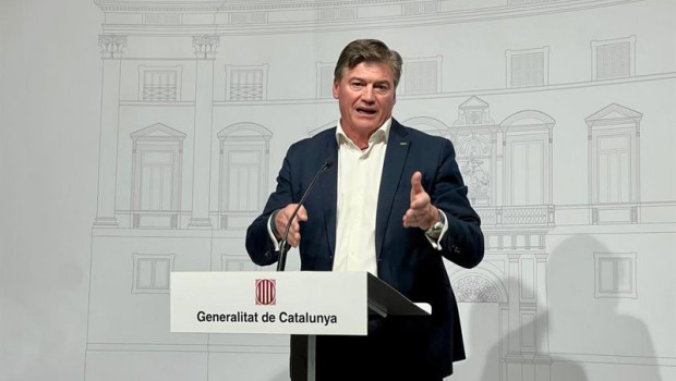 ep el presidente de pimec antoni canete en una atencion a los medios desde el palau de la