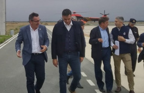 ep el presidente del gobierno en funciones pedro sanchez en su visita a los alcazares acompanado de