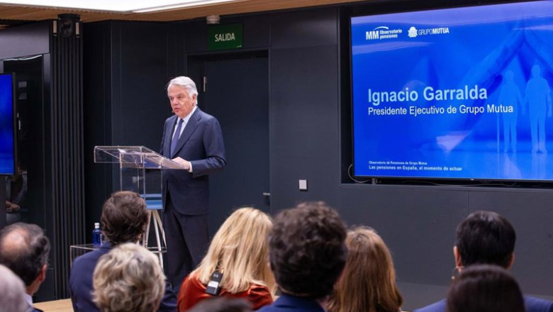 ep el presidente del grupo mutua madrilena ignacio garralda durante el observatorio de pensiones