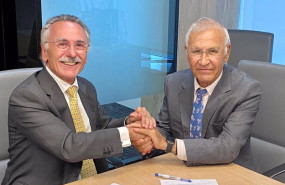 ep el presidente ejecutivo de grupo oesia luis furnells y el presidente de grupo cps candido comino