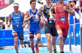 ep el triatleta javier gomez noya durante una prueba