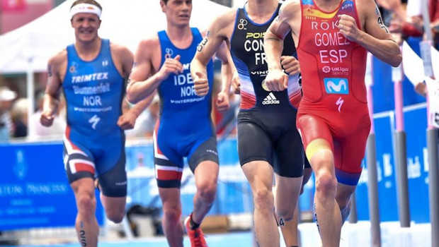 ep el triatleta javier gomez noya durante una prueba