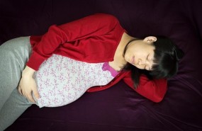ep embarazada durmiendo