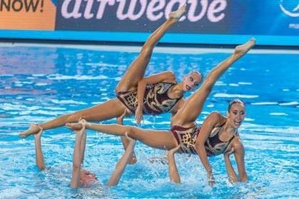 Equipo español de natación sincronizada en la final por equipos | RFEN ep equipo espanolnatacion sincronizadala finalequipos