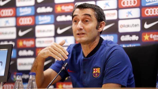 Ernesto Valverde (Barcelona) en rueda de prensa | FCB ep ernesto valverde barcelona en ruedaprensa 20170915162806
