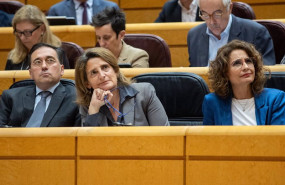 ep i d el ministro de asuntos exteriores jose manuel albares la vicepresidenta tercera y ministra