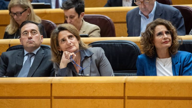 ep i d el ministro de asuntos exteriores jose manuel albares la vicepresidenta tercera y ministra