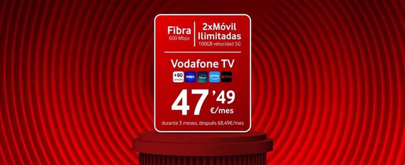 ep imagen promocional de la nueva tarifa de fibra television y movil de vodafone espana ep imagen promocional de la nueva tarifa de fibra television y movil de vodafone espana