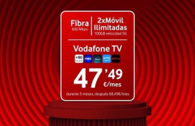 ep imagen promocional de la nueva tarifa de fibra television y movil de vodafone espana
