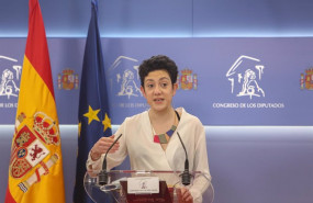 ep la portavoz de en comu podem en el congreso aina vidal interviene en una rueda de prensa