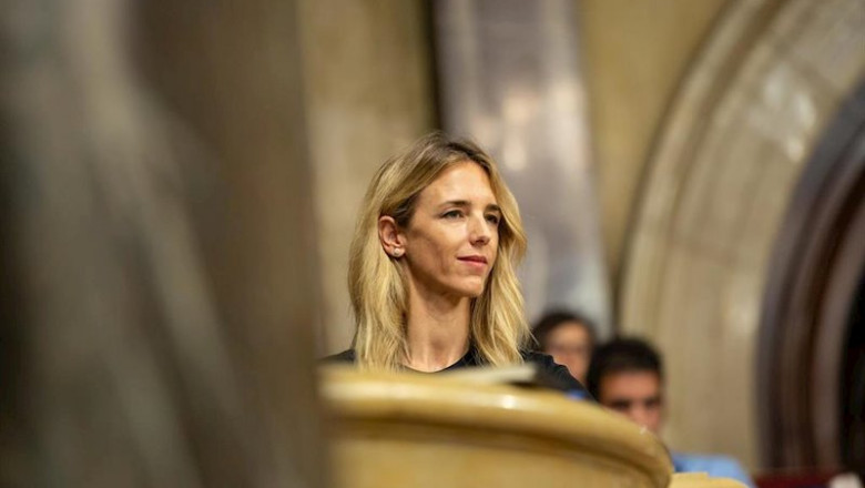 La portavoz del Grupo Popular en el Congreso, Cayetana Álvarez de Toledo, durante el debate sobre política general en el Parlament de Cataluña del 25 de septiembre de 2019. | David Zorrakino - Europa Press ep la portavoz del grupo popular en el congreso cayetana alvarez de toledo durante el debate sobre