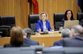 ep la secretaria de estado de defensa amparo valcarce compareciendo ante la comision mixta de