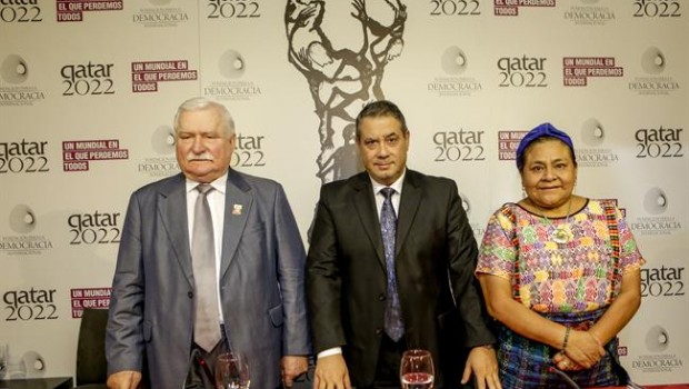 ep lech walesa guillermo whpeirigoberta menchu