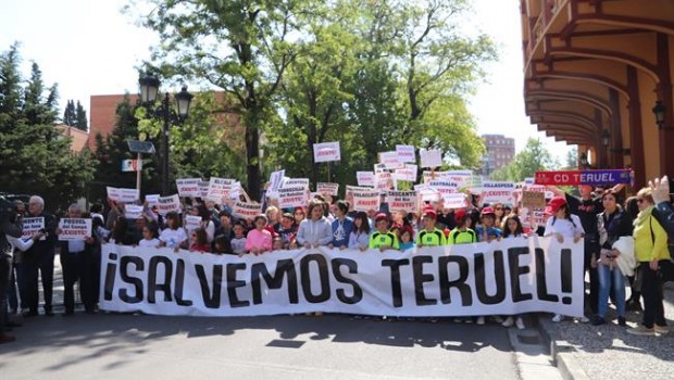 ep manifestacion salvemos teruel encapital aragonesa