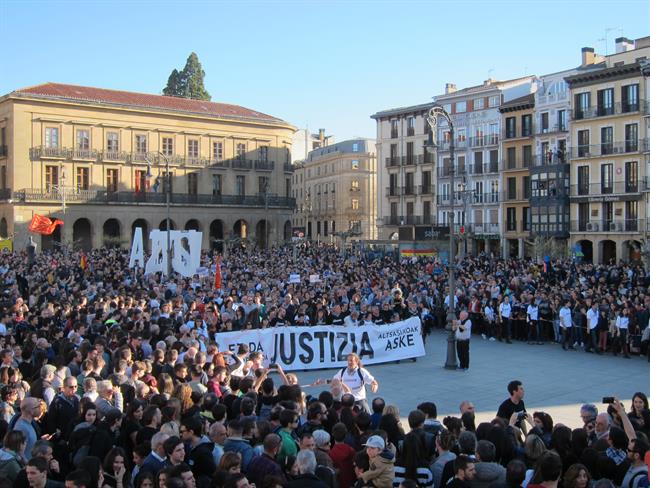 ep manifestacionpamplonapedir justicia en el caso alsasua