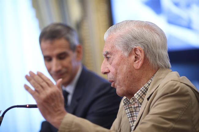 Mario Vargas Llosa y Rubén Gallo presentan su novela Conversación en Princeton | EUROPA PRESS ep mario vargas llosaruben gallo presentannovela conversacionprinceton