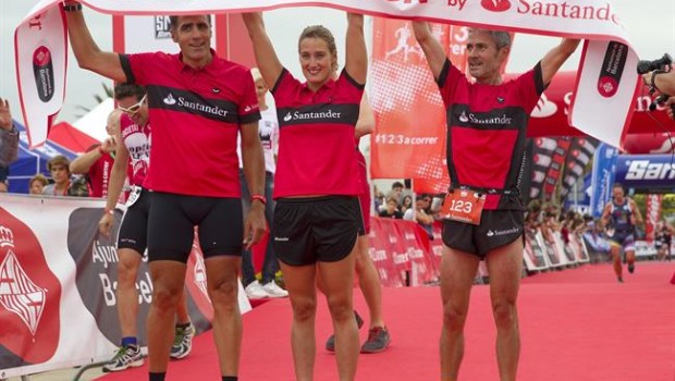 ep miguel indurain mireia belmonte martin fiz barcelona triathlon by santander