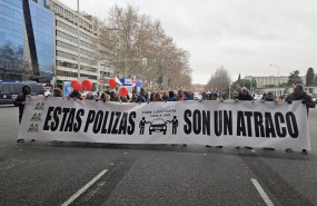 ep miles de taxistas protestan en madrid por la subida de los precios de los seguros