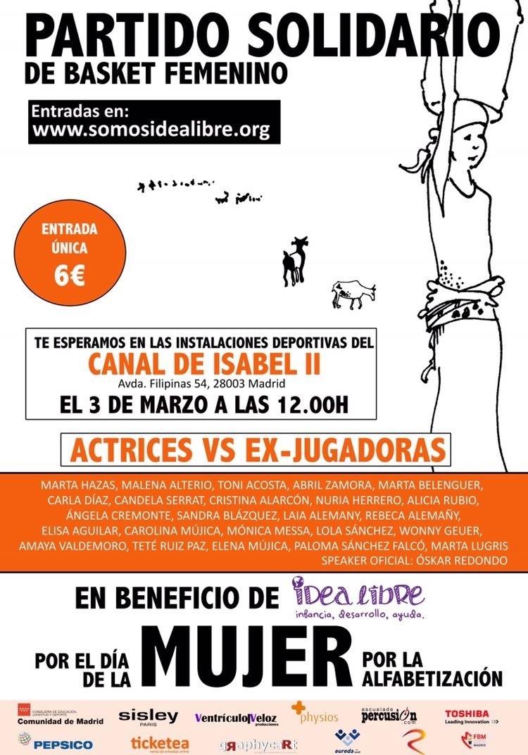 Partido solidario de baloncesto por el Día Internarcional de la Mujer | LORENA MENCÍAS ep partido solidariobaloncestodia internarcionalla mujer