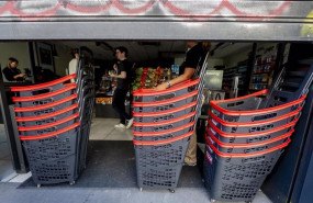 ep un supermercado cerrado tras el apagon electrico