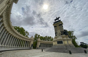 ep zonas de los jardines de el buen retiro que continuan cerrados desde el pasado 14 de marzo como