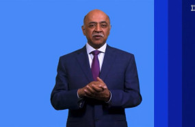 ep archivo el consejero delegado de ibm arvind krishna durante una intervencion telematica en el ep archivo el consejero delegado de ibm arvind krishna durante una intervencion telematica en el