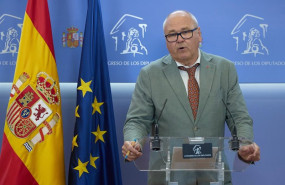 ep archivo   el diputado de sumar felix alonso durante una rueda de prensa anterior a la reunion de