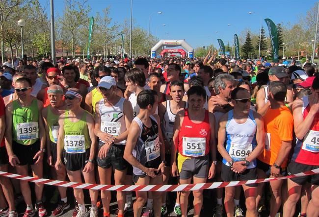 Atletas en una prueba | EUROPA PRESS - Archivo ep atletasuna prueba