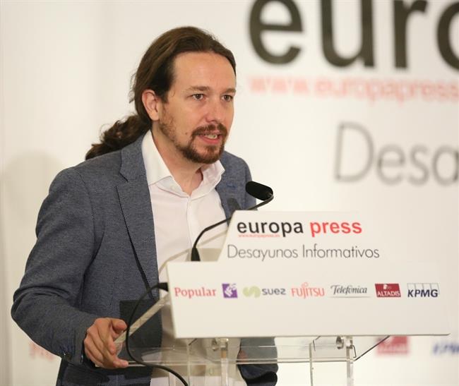 Desayuno informativo de Europa Press con Pablo Iglesias | EUROPA PRESS ep desayuno informativoeuropa presspablo iglesias 20170628112701