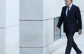 ep el expresidente de indra javier monzon cuando fue a declarar en la audiencia nacional por el caso