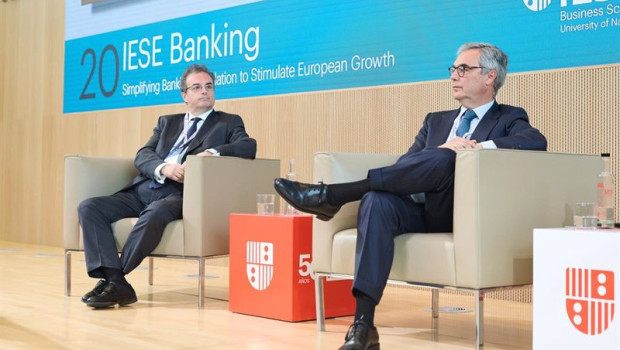 ep el presidente de ibercaja francisco jose serrano i y el presidente de unicaja jose sevilla d ep el presidente de ibercaja francisco jose serrano i y el presidente de unicaja jose sevilla d