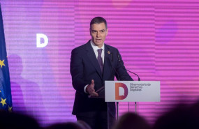 ep el presidente del gobierno pedro sanchez interviene durante la clausura del acto de presentacion