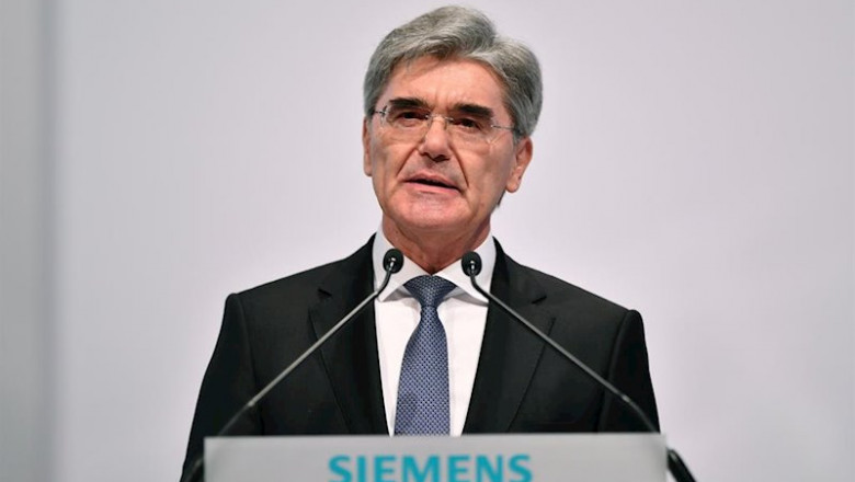 ep el presidente y consejero delegado de siemens joe kaeser