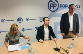 ep el secretario general del pp teodoro garcia egea este viernes en el centro de la nueva presidenta