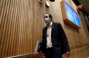 ep el vicepresidente segundo del gobierno pablo iglesias momentos antes de comparecer este jueves en