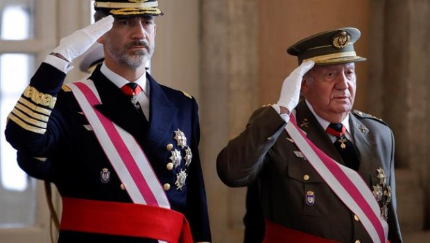 ep felipe vi presidepascua militarla presenciarey juan carlos