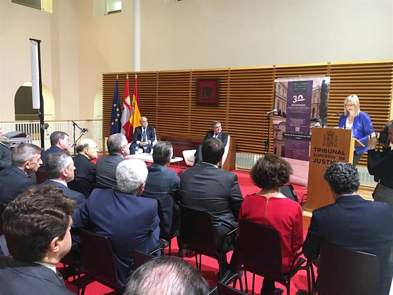 ep imagen del acto que ha contado con la participacion del juez llarena