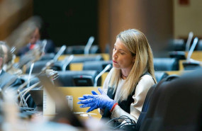 ep la diputada de ciudadanos maria munoz vidal durante una comision en el congreso