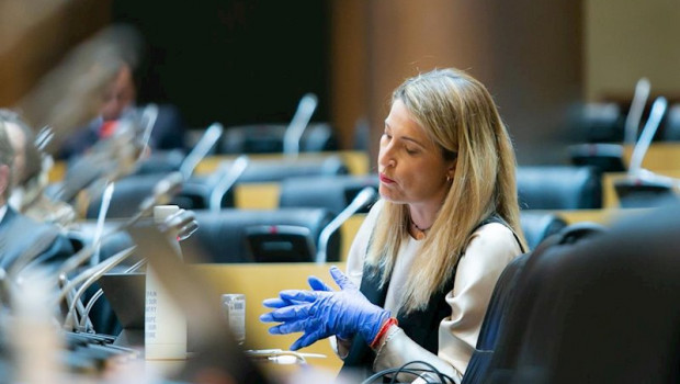 ep la diputada de ciudadanos maria munoz vidal durante una comision en el congreso