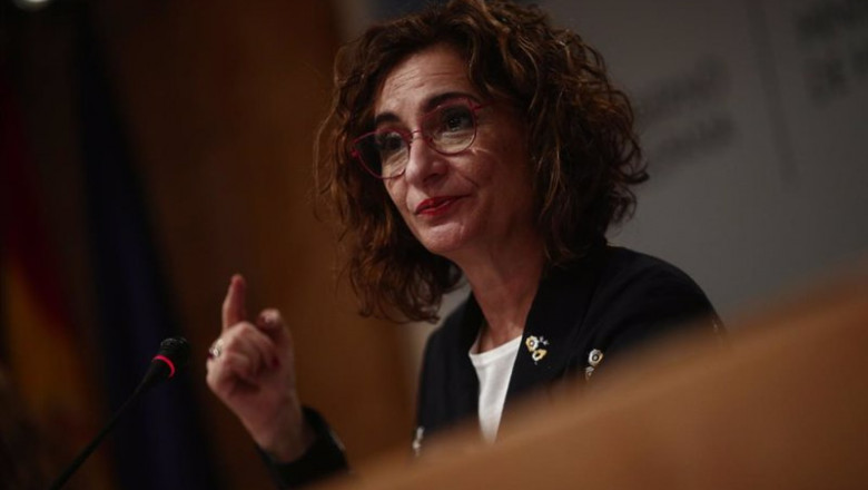 ep la ministra de hacienda maria jesus montero durante la rueda de prensa