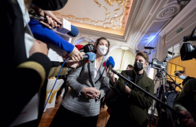 ep la ministra de industria comercio y turismo reyes maroto responde a los medios en la xii edicion