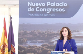 ep la presidenta de la comunidad de madrid isabel diaz ayuso ha presentado el futuro palacio de