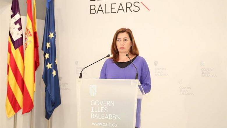 ep la presidenta del govern francina armengol este martes en su comparecencia tras la reunion con