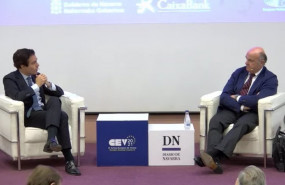 ep luis de guindos en un acto organizado por diario de navarra