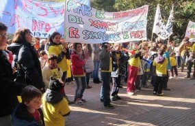 ep maifestacionlos coelgiosfavorreferendumcataluna