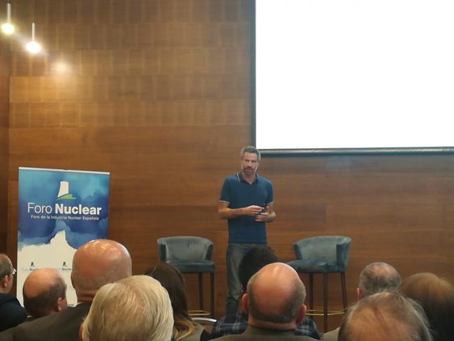 Michael Shellenberger en la conferencia | EUROPA PRESS ep michael shellenbergerla conferencia
