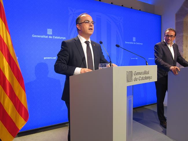El portavoz del Govern J.Turull y el conseller de Territorio J. Rull | EUROPA PRESS ep portavozgovern jturullconsellerterritorio j rull