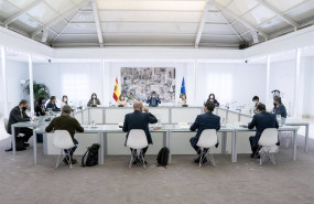 ep reunion entre el gobierno y los agentes sociales en la moncloa el 7 de marzo de 2022